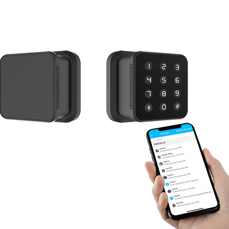 Premium Gold Smart Door Lock with Advanced Security Features