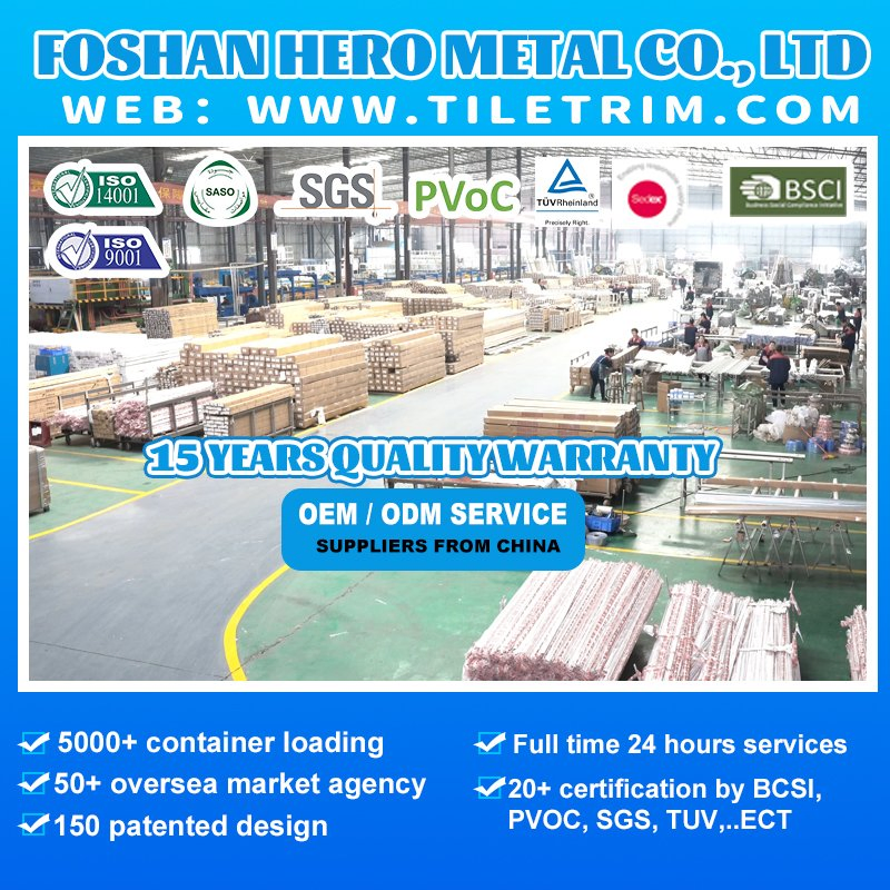 Tile Edge Trim Stainless Steel Countertop & Step Profile Hero Metal 12mm Stair Nosing Outdoor Patio Coloured Chrome Strip Protector for Kitchen