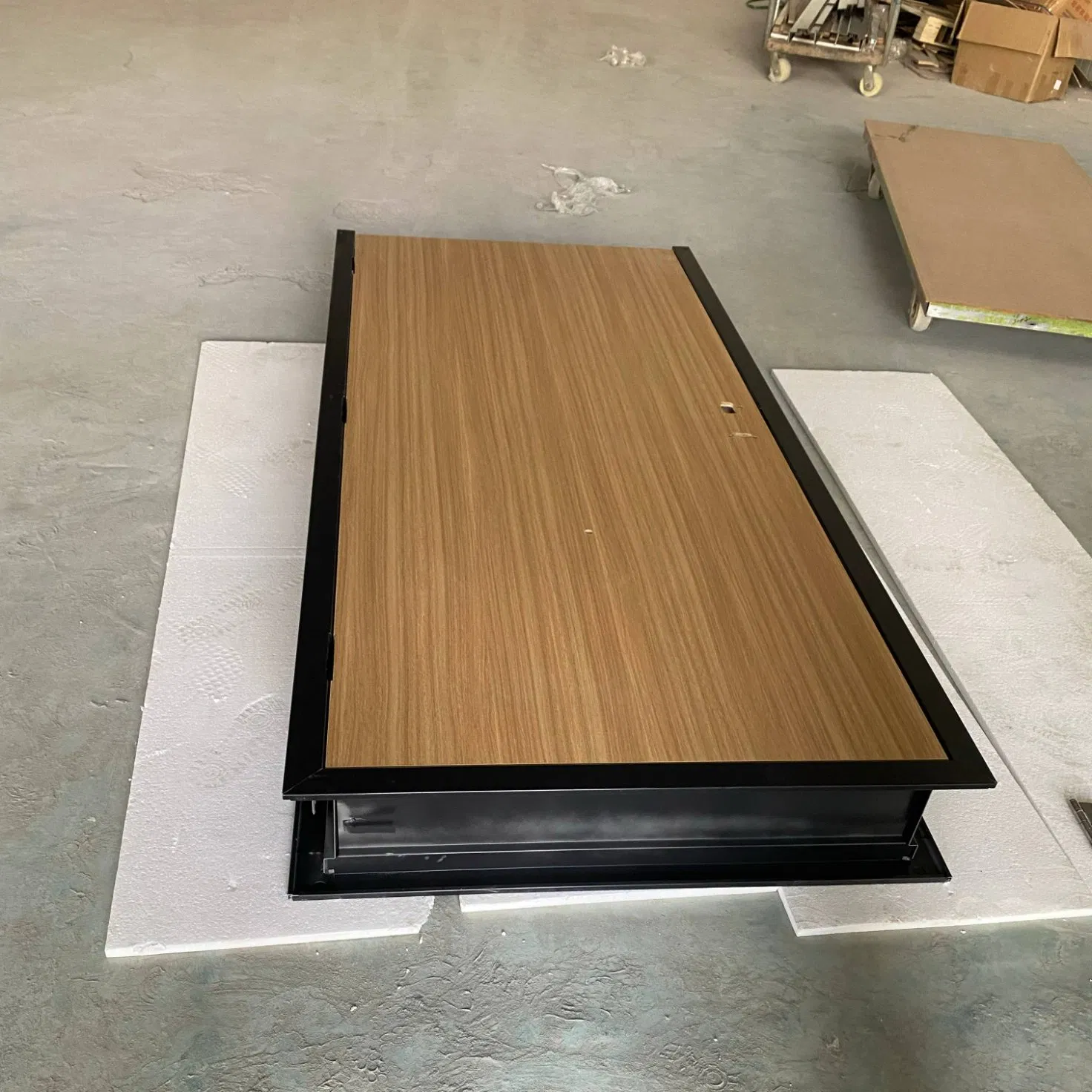 UL 20min Fire Rated Sc HPL Wood Doors with Metal Frames