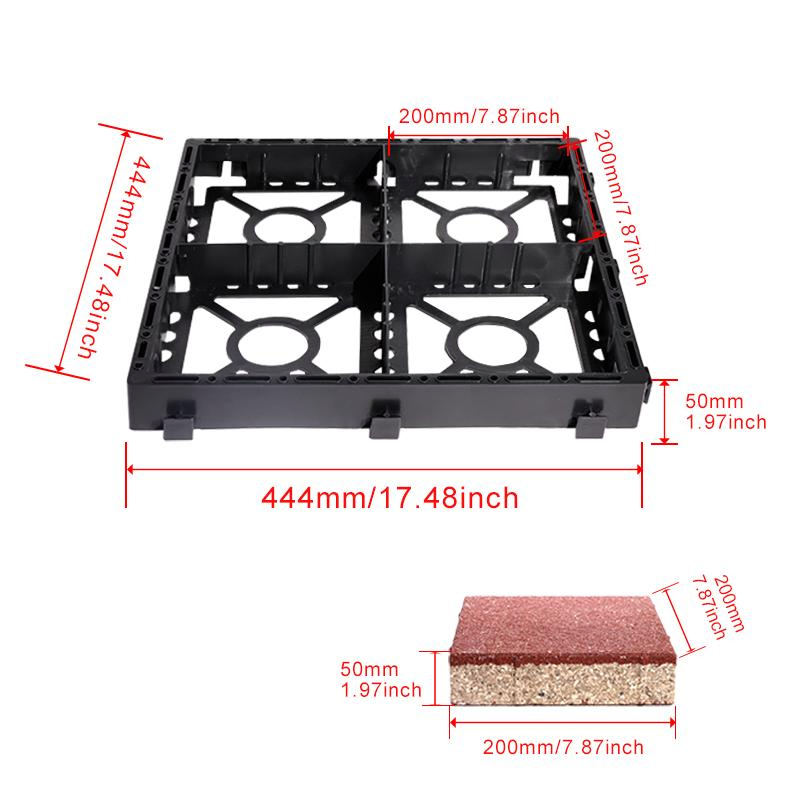 Heavy Duty Plastic Driveway Grid System for Gravel Stabilization