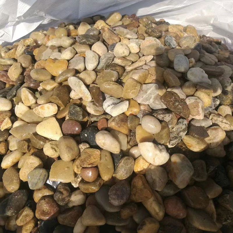 Muti Color Yellow/White/Grey/Red River Stone Pebble for Outdoor Decoration Garden Landscaping Price