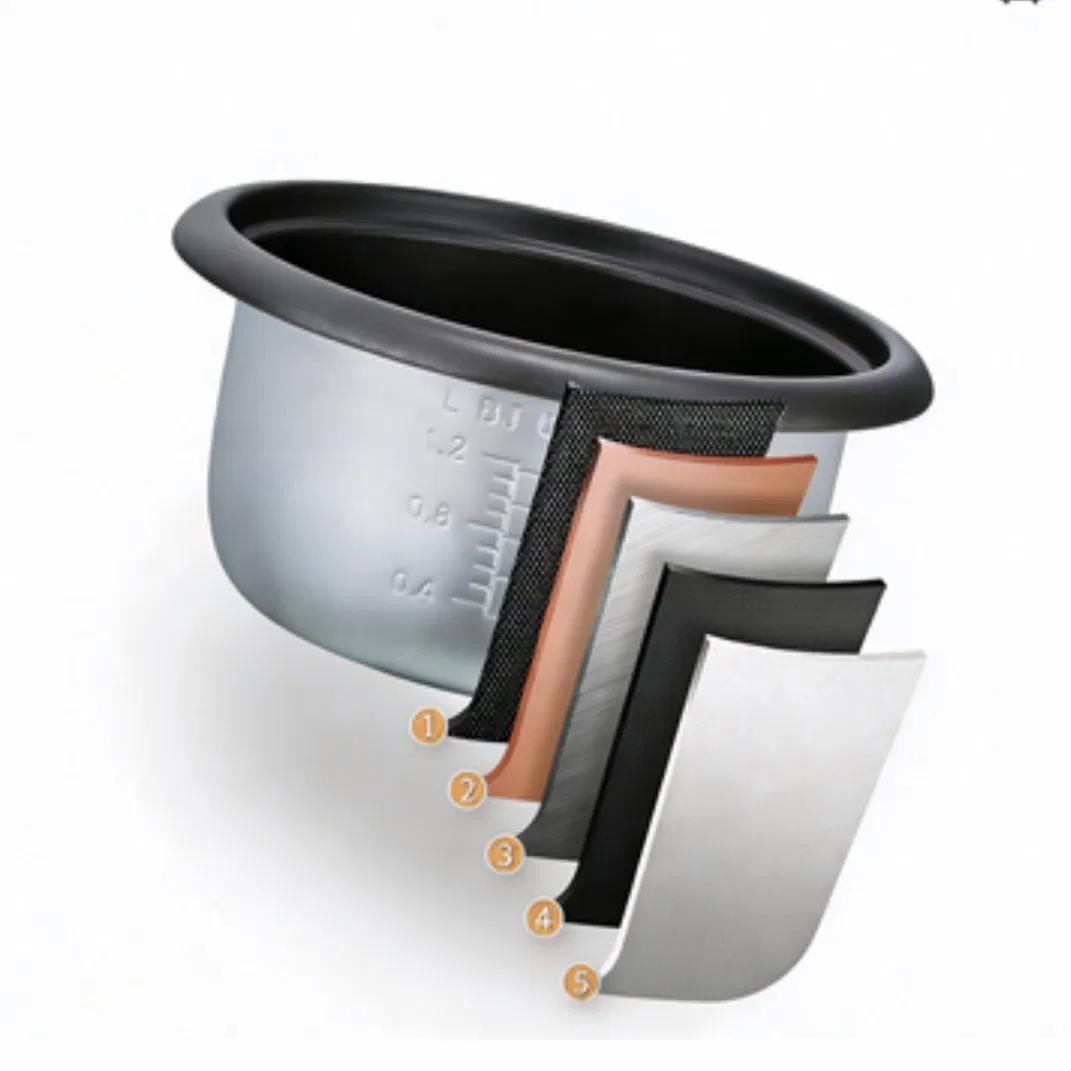 1.2L Mini Electric Rice Cooker 200W Multifunctional for 1-2 People Timer