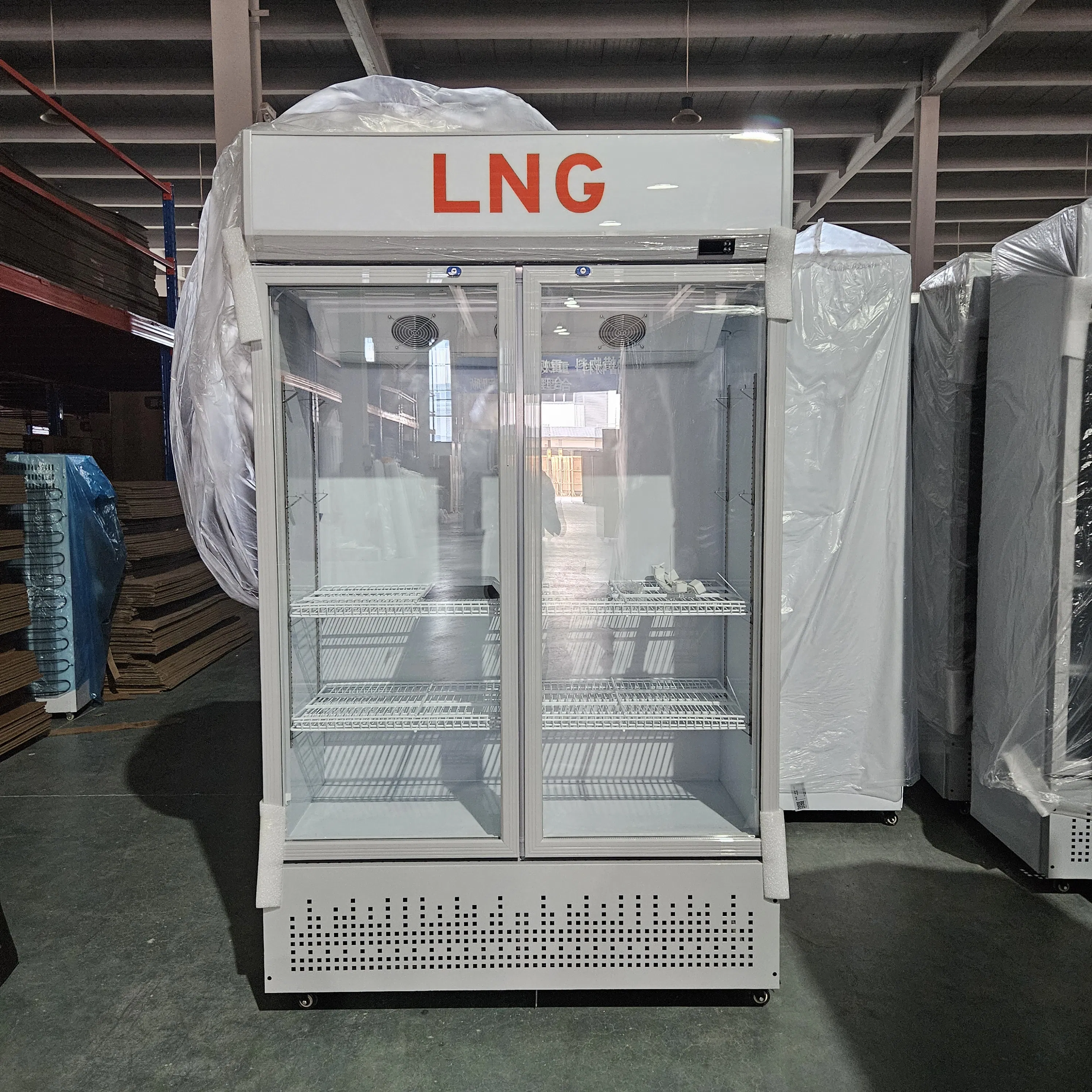 Commercial Kitchen Freezer Restaurant Upright Chiller Freezer and Display Refrigerator Drinks Cooling