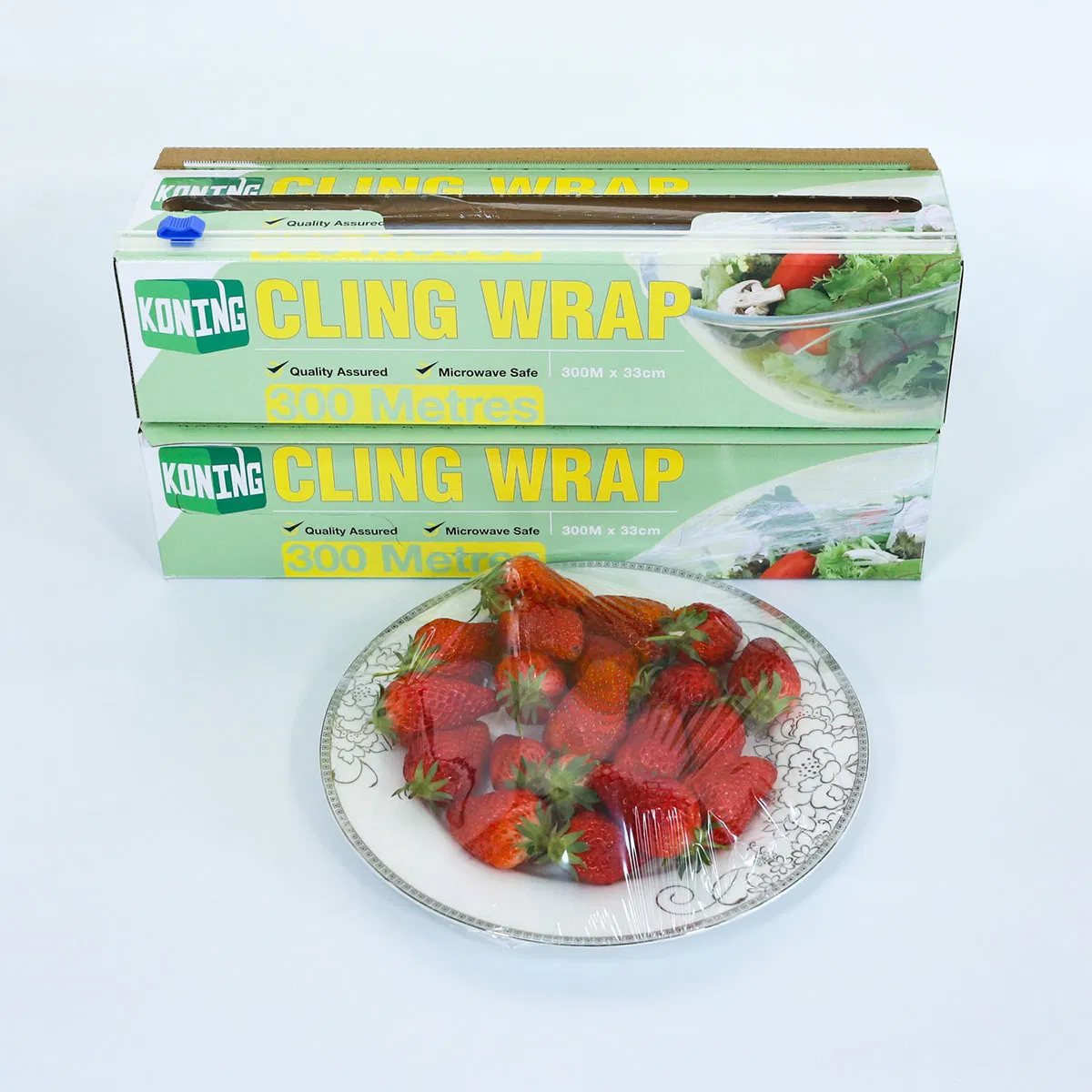 Wholesale OEM Food Packing Stretch PVC Food Cling Wrap Film Food Grade Jumbo Roll