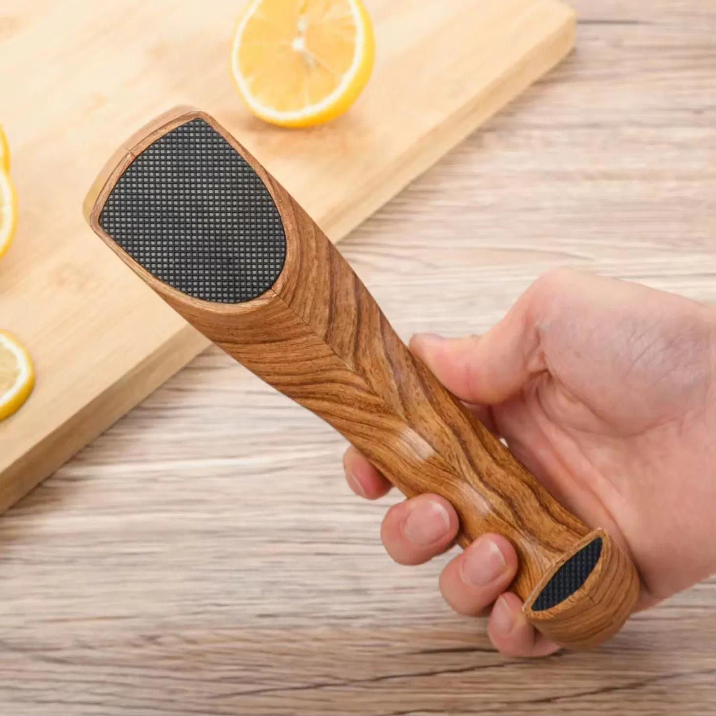 New Kitchen Small Tool Portable Wood Grain Sharpener in Stock Wholesale Household Tungsten Steel Sharpener Sharpening Stone