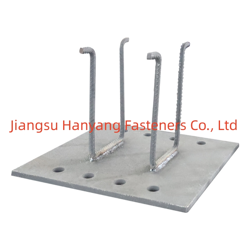 Customized Steel Plate High-Speed Rail Embedded Parts Welding U-Shaped Anchor Boltsfor