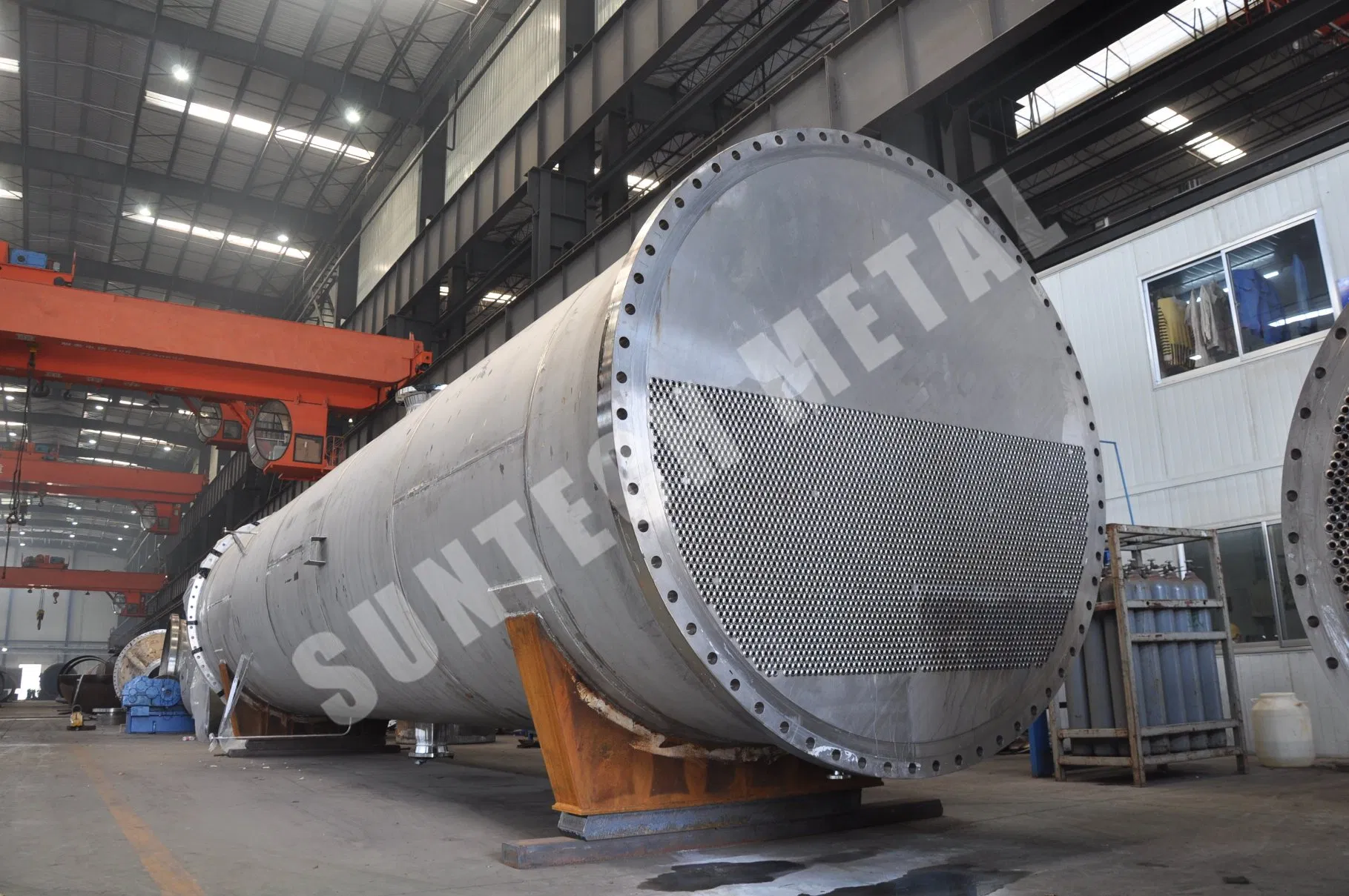 Titanium Sb265/304 Gr. 2 Seawater Gasification Heat Exchanger