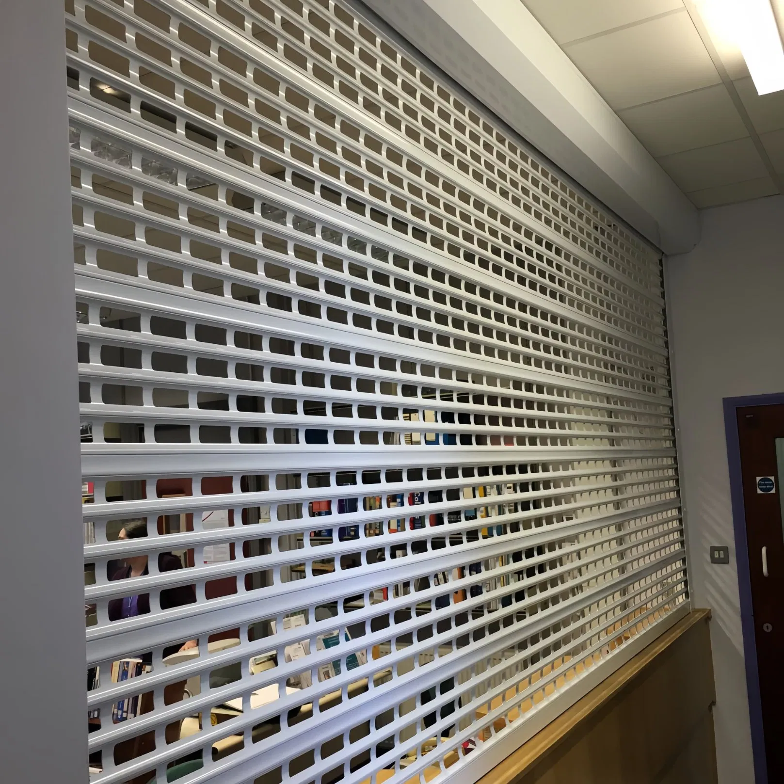 Logistic Steel Modern Remote Control Automatic Steel Wind-Resistant Entrance Rolling Shutter Door