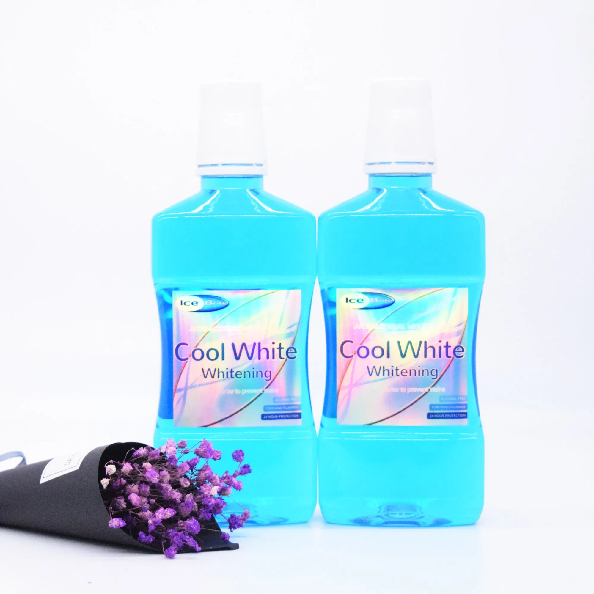 500ml Private Label Cool White Whitening Mouthwash Mint Mouth Wash Oral Care