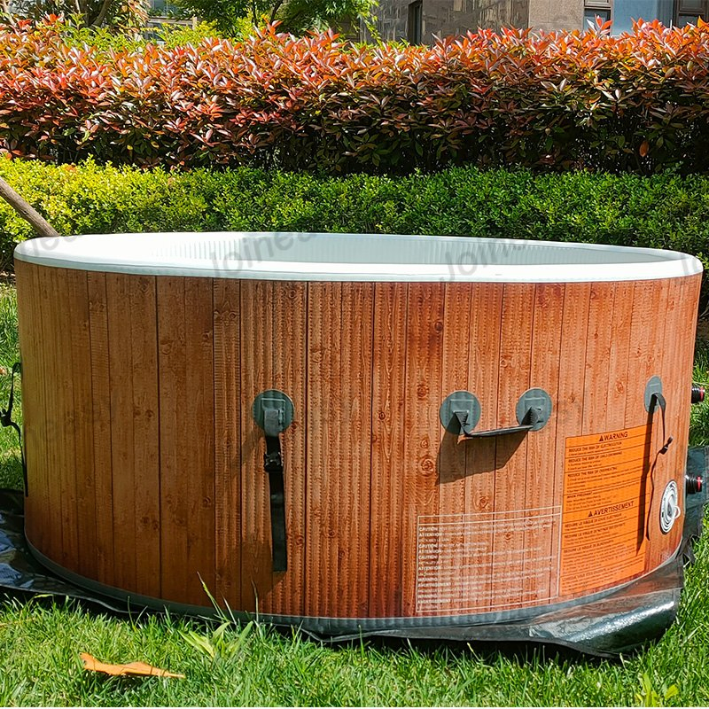 Надувной СПА бассейн 150x65 см с подогревом, дерево