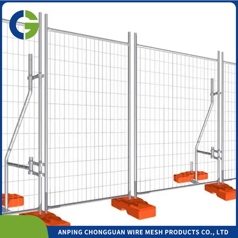 Best Price Steel Concert Used Orange Construction Safety Barrier Fencing