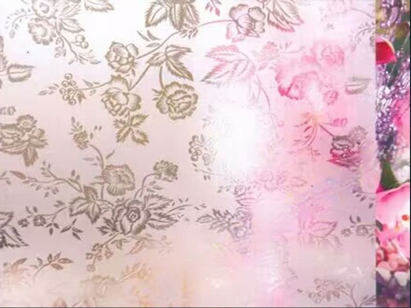 10mm Acid Etched Patterned Glass Art Decorative Glass for Decoration/Building