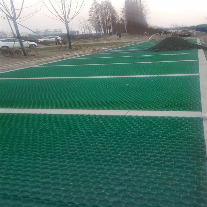 Grass Parking Lots Access Roads Interlocking Plastic Car Grass Grid