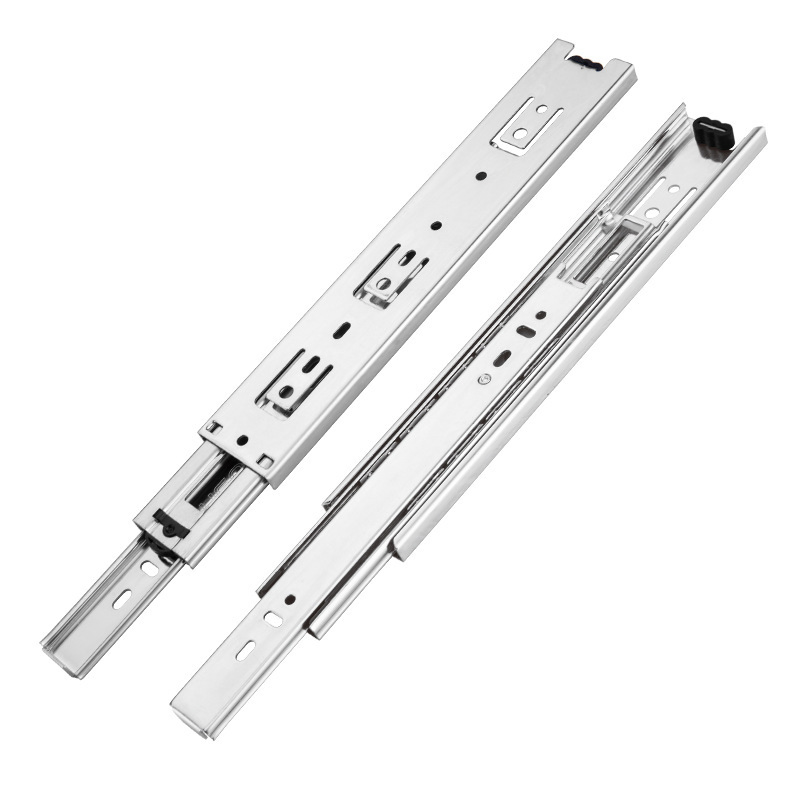 Cabinet Hardware Window Roller 3 Section Heavy Duty Drawer Sliding Door Guide Rail Furniture Bearing Track