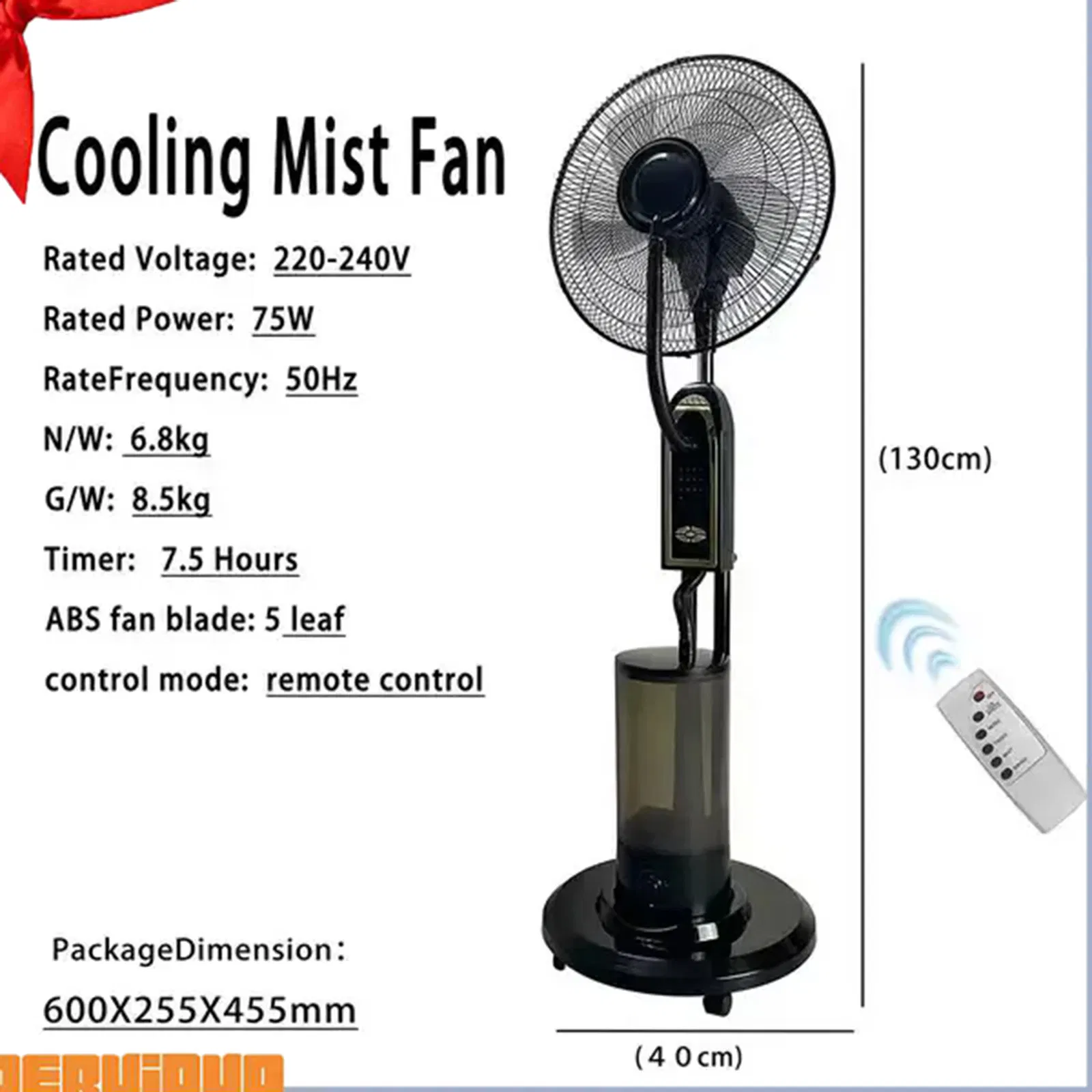 Economic 3 Speeds Water Cooling Tower Fan Dual Oscillating Silent Air Cooler with Portable Noiseless Coolers Wholesale