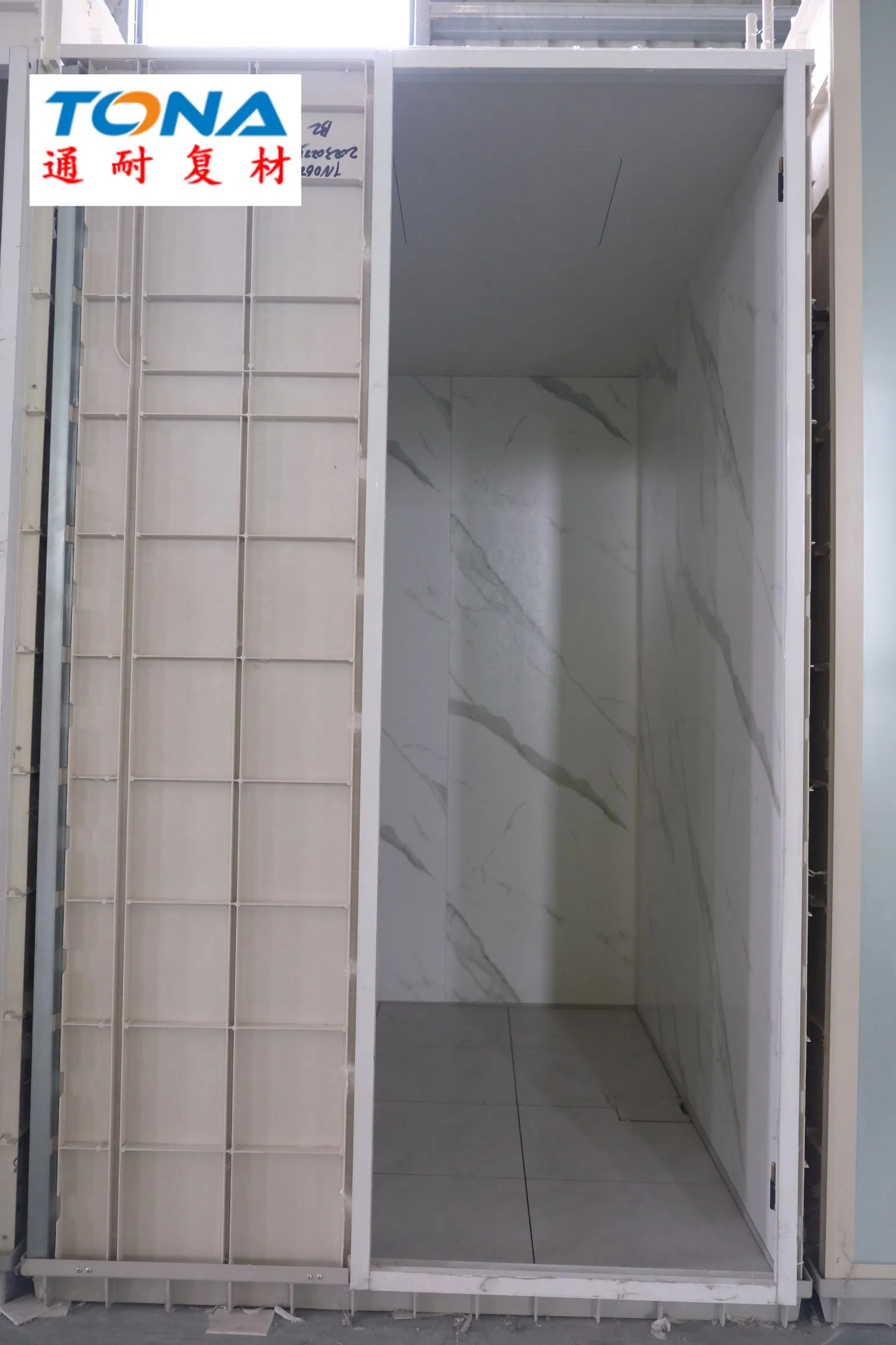 Accessories Prefabricated Furniture Custom Sizes High Value Efficient Drainage SMC Bathroom