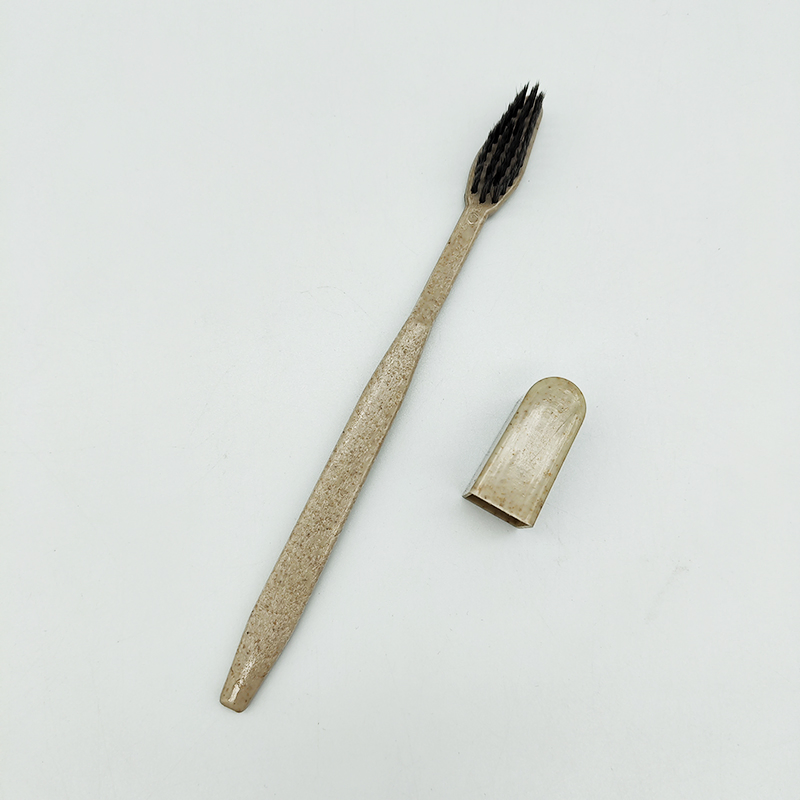 Disposable Wheat Straw Eco-Friendly Hotel Toothbrush
