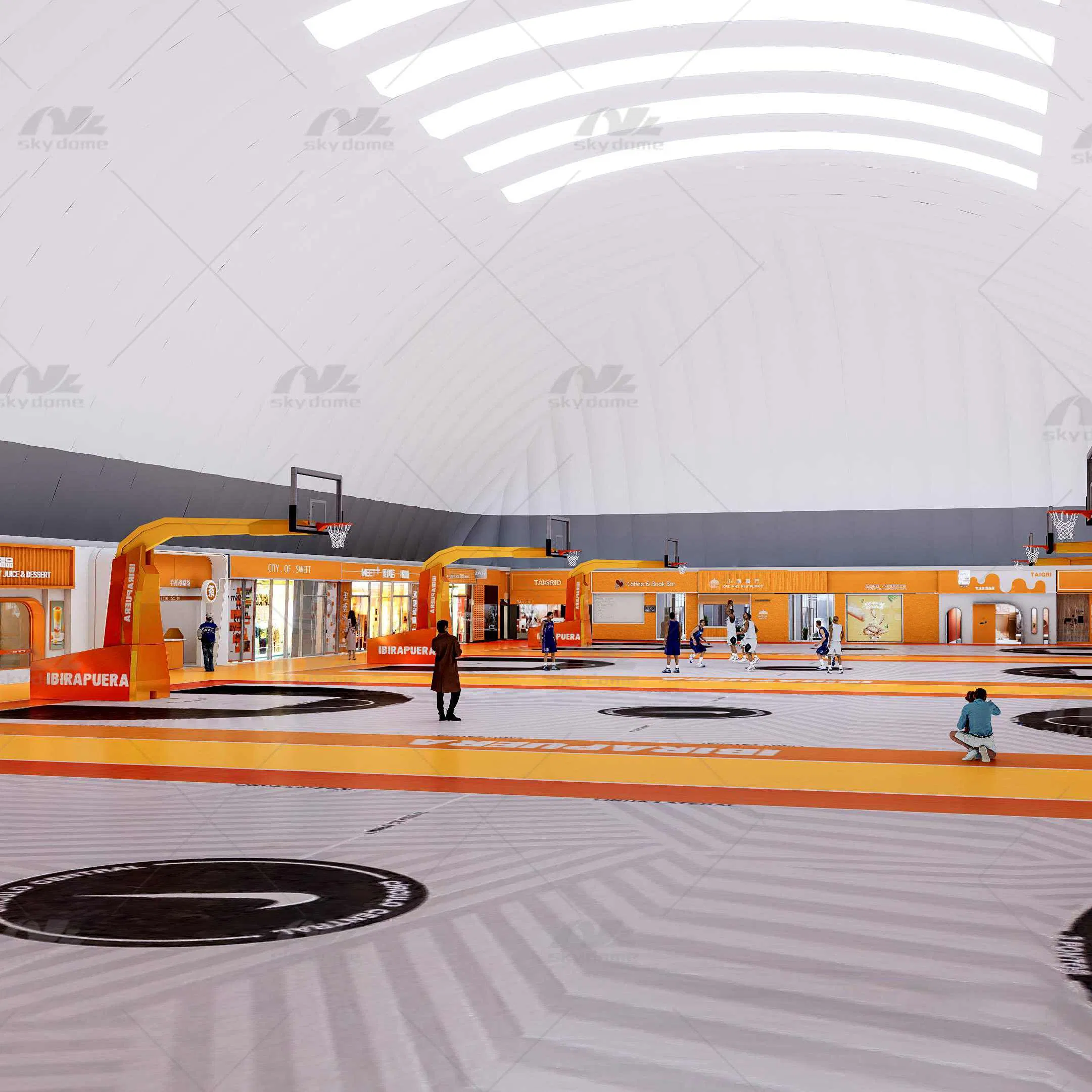 Basketball Air Dome in Wenan