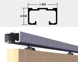 OEM Price Closed Door Track – Top Hung Sliding Door Tracks