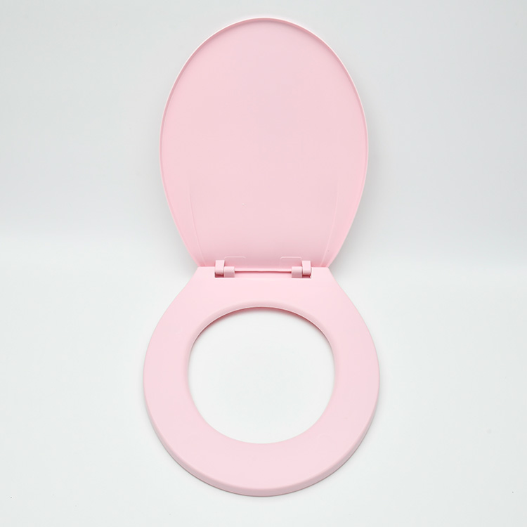 Sanipro Modern Design Double Button Silent Slow-Close Square Toilet Seat for Home Bathroom Use