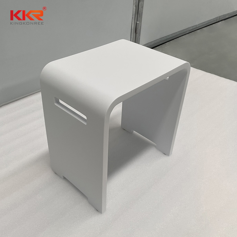 Душ-табурет из искусственного камня, антискользящий