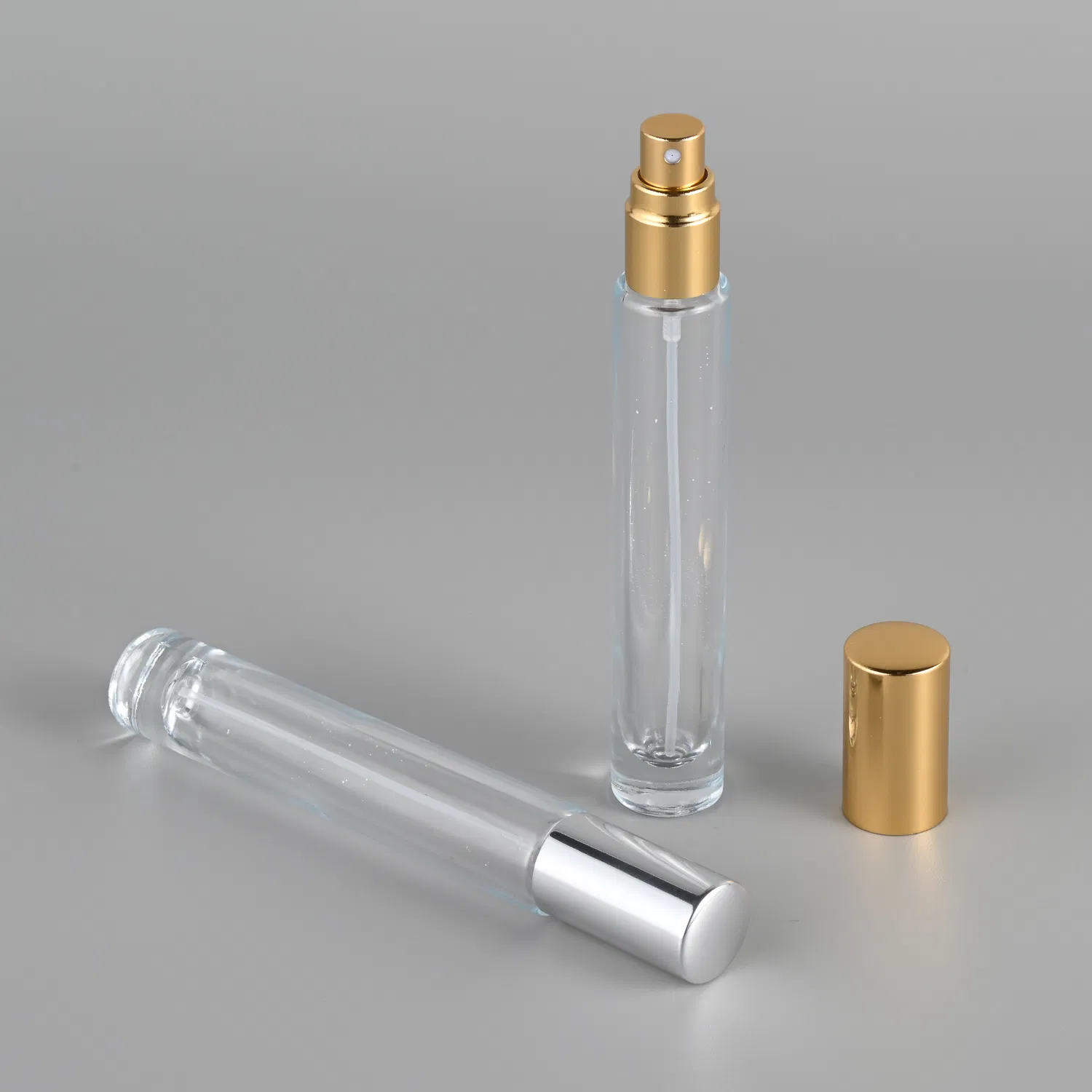 Free Sample Clear Tube Empty Vial 2ml 3ml 5ml 10ml Glass Perfume Spray Bottle