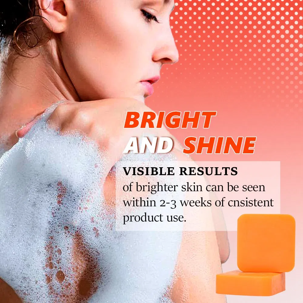 Factory Direct Sale Whitening Brightening Kojic Acid Whitening Lemon Soap for All Skin Type