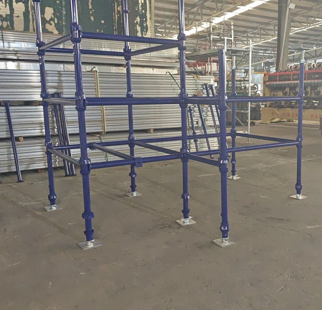 Powder Coated Metal Formwork Construction Scaffold Andamio Cuplock System Scaffolding for Sale