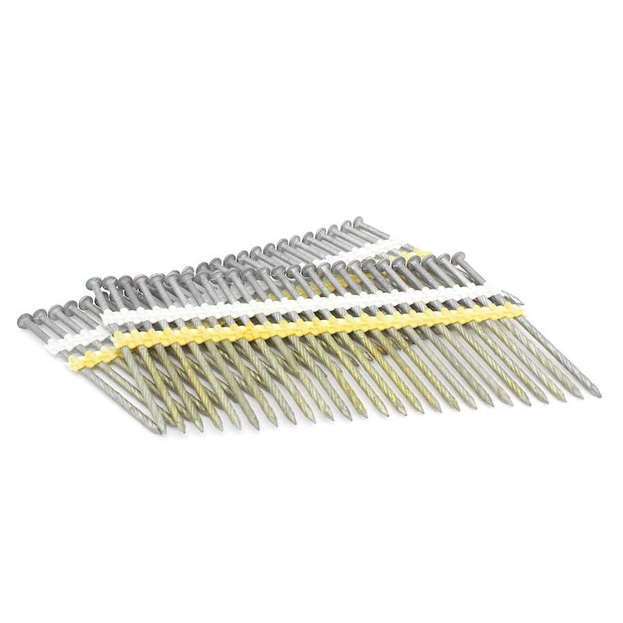 21 Degree Customized Specification Plastic Collated Framing Nail Strip Nail for Concrete and Roofing