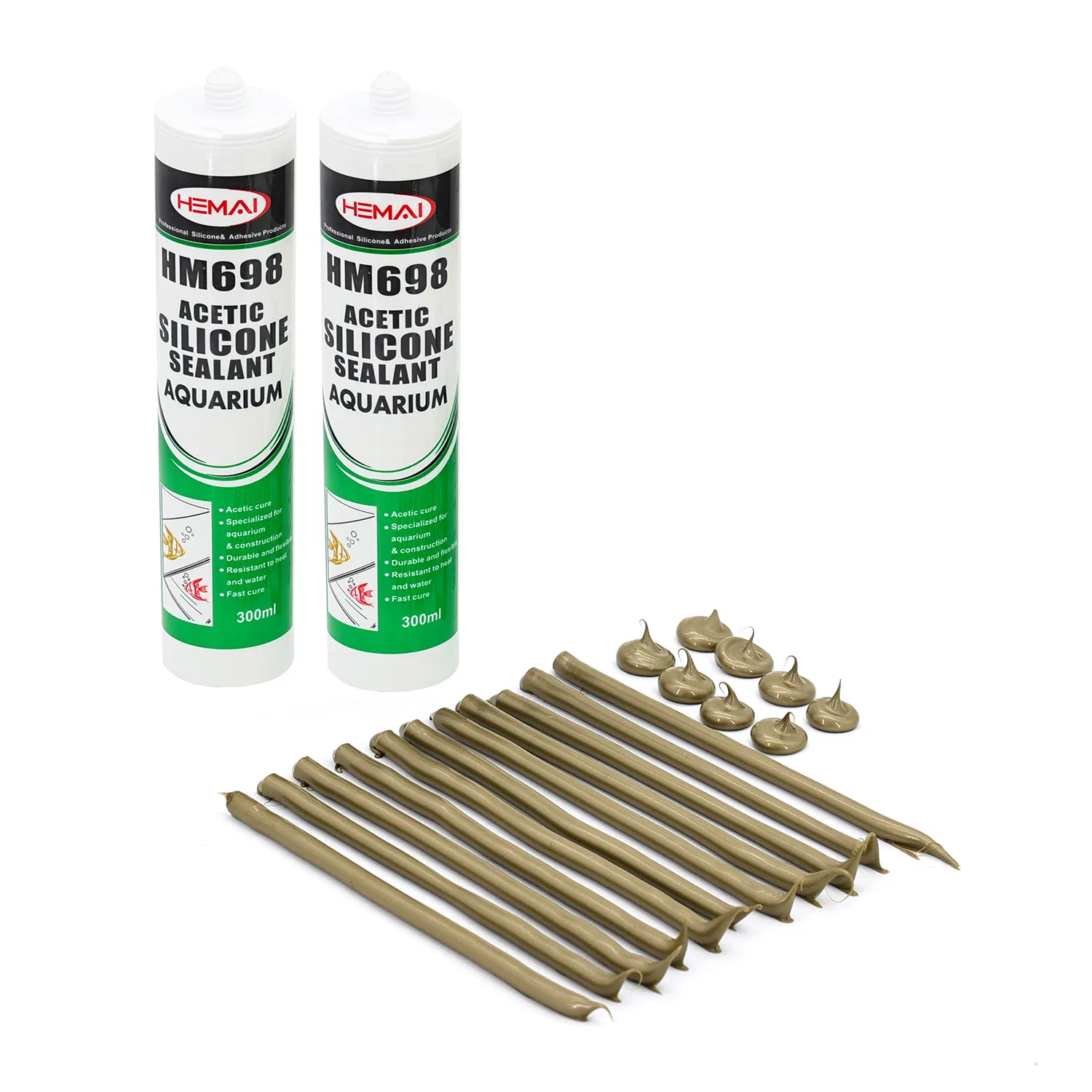 280ml/300ml RTV Fast Cured Gp General Purpose Acid Acetoxy Acetic Silicone Sealant