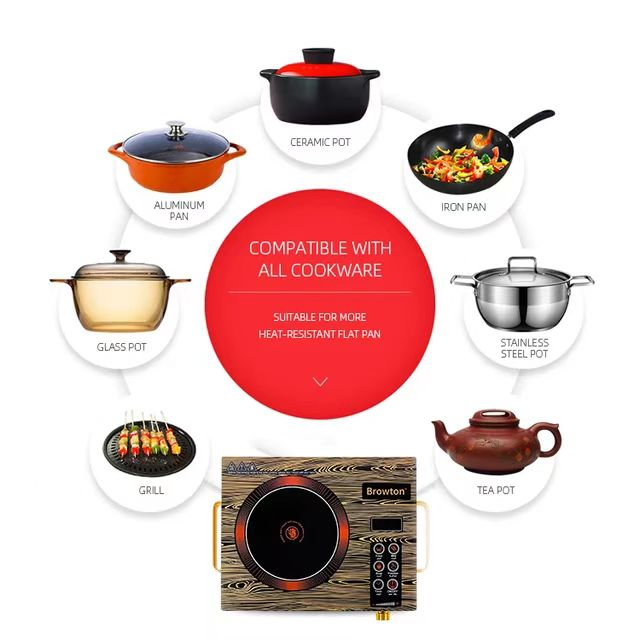 Electric Infrared Cooker Infrared Induction Cooker Metal Coil Infrared Cooker Electric Infrared Cooker Electric Ceramic Induction Infrared Cooker Wholesale