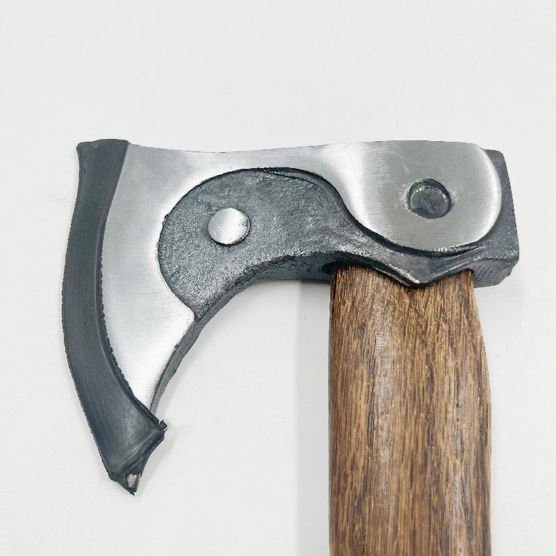 Outdoors Tactical Camping Axe High Carbon Steel Axe with Wooden Handle