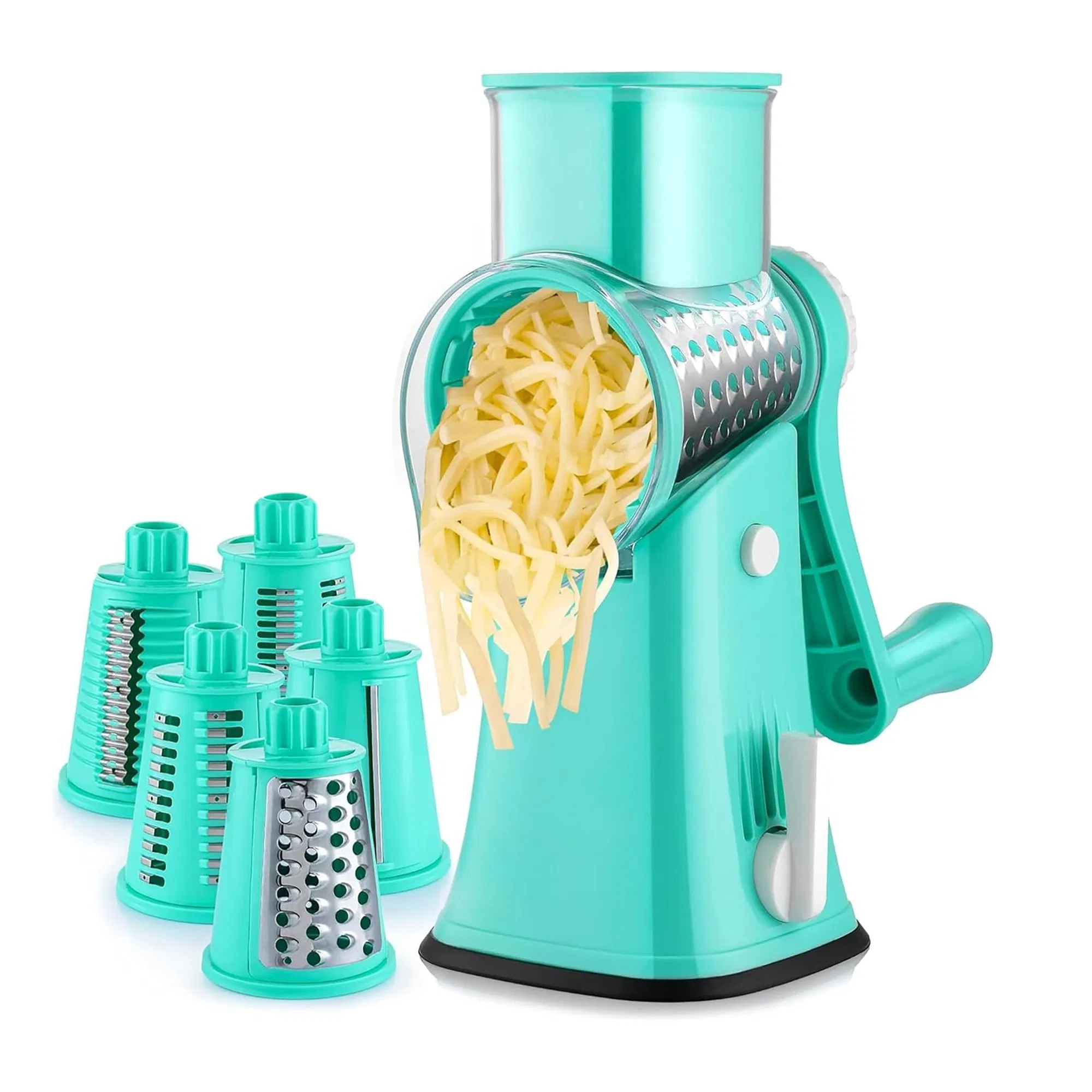 Тёрка для сыра и овощей 3 в 1 с ручным приводом