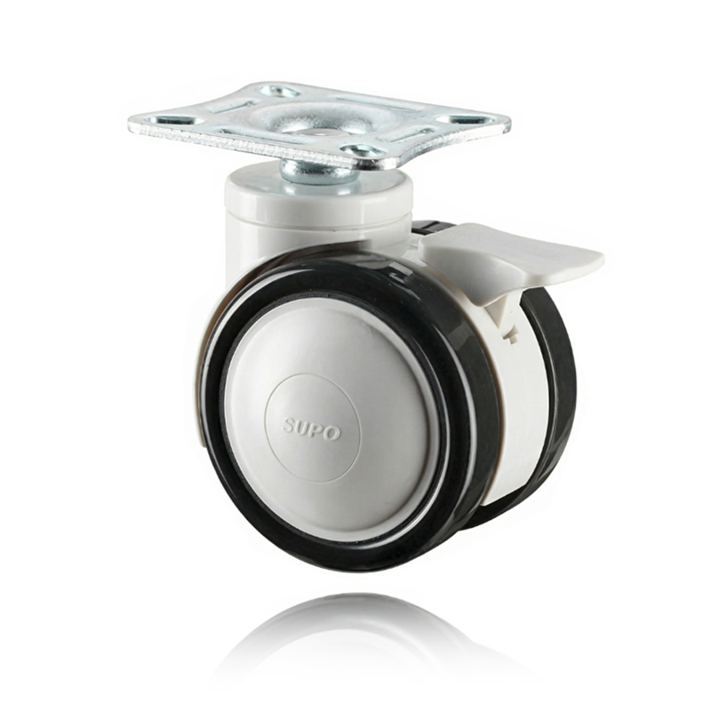 Threaded Stem PU Quiet Anti-Slipmedical Beds & Chairs Medical Caster