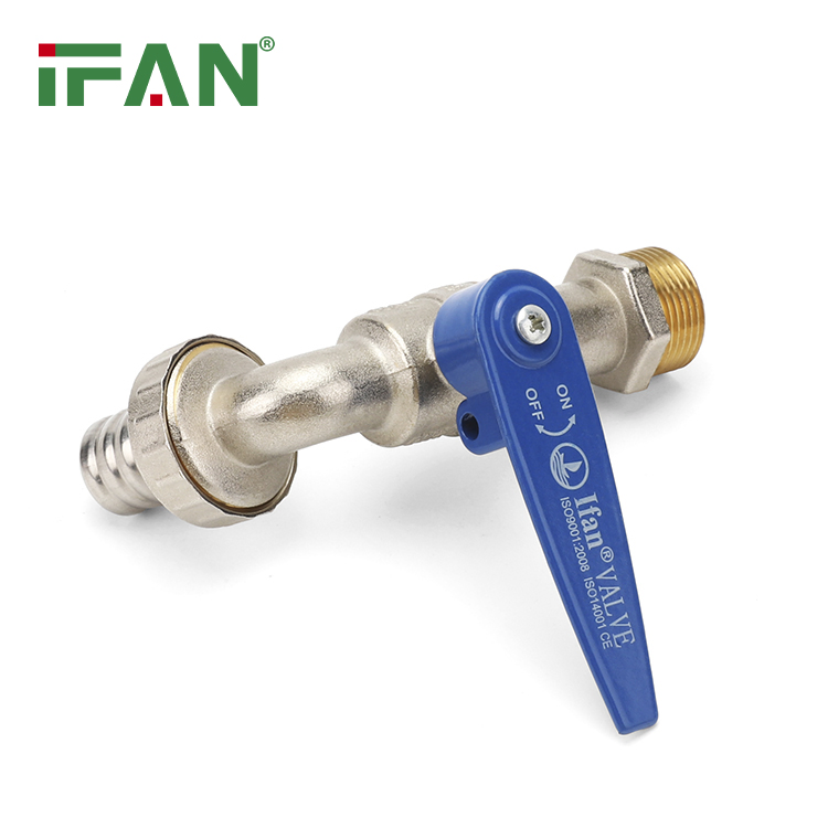 Ifan Customized Garden Brass Bibcock 1/2 Inch Brass Faucet Brass Bibcock