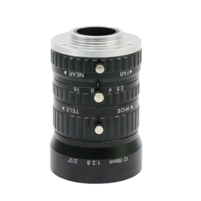 10MP 12~36mm 2/3" 11mm F2.8 C-Mount Zoom Industrial Camera Machine Vision Lens