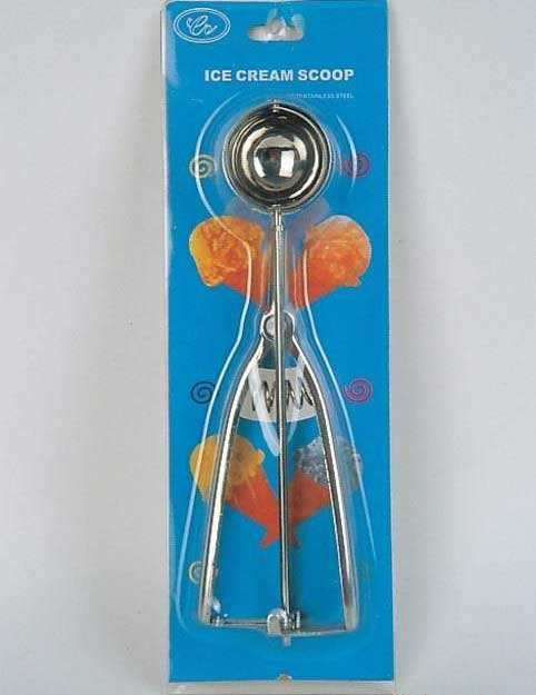 304 Cookies Ball Ice Cream Scoop Stainless Steel Ice Scoop Spoon with Trigger