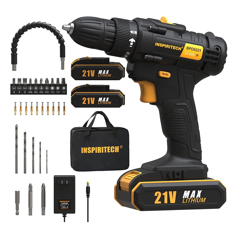 Аккумуляторный гайковерт 21В с ударным механизмом