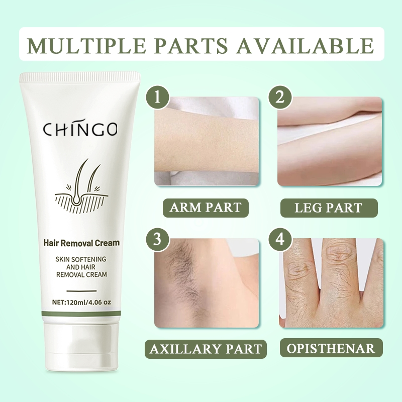 Natural Gentle Effective Hair Removal Cream for Sensitive Skin Smoothing