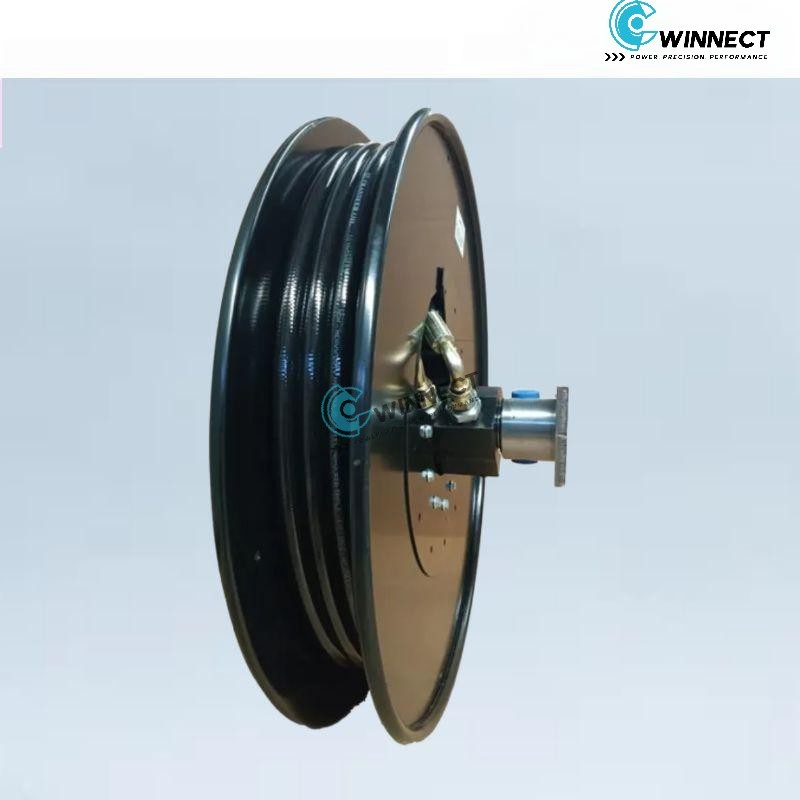 Heavy-Duty Spring Rewind Hydraulic Reel for Cranes, Forklifts, Machinery