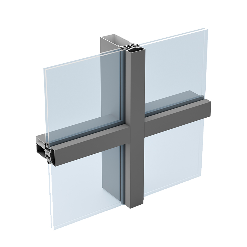 Foshan Commercial Curtain Wall Energy Efficient Exterior Prefabricated Structure Hotel Glass Curtain Wall Manufacturer