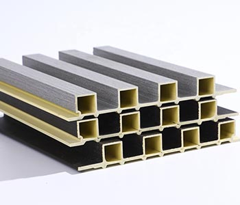 High Quality Co-Extrusion WPC Fluted Wall Panels Wood Plastic Composite