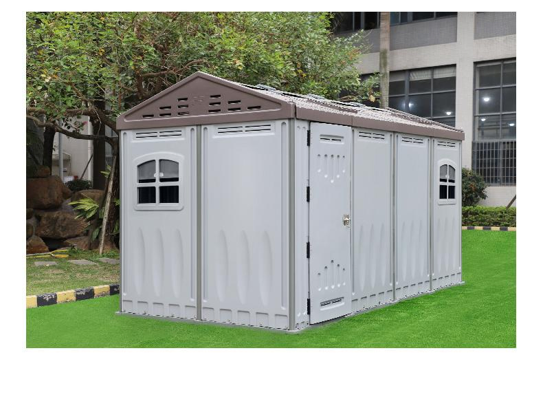 Outdoor Prefabricated Portable HDPE Plastic House for Tools/Storage