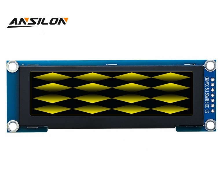 OLED дисплей 3.12 дюйма SSD1322, 256x64, SPI интерфейс