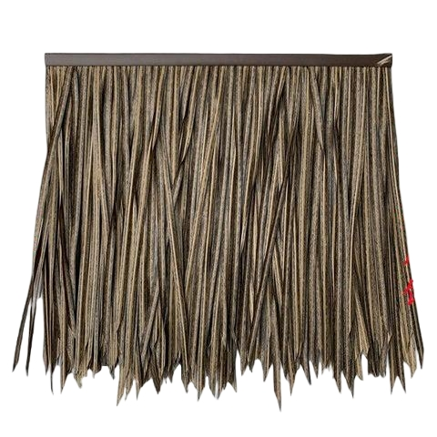Synthetic Thatch Grass Roof Yellow Artificial Mexican Straw Roll Palapa Thatch Turf Grass