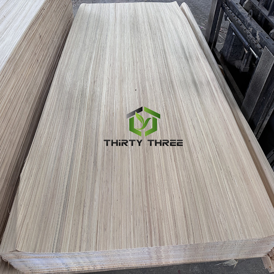 1270mm*2500mm Recon Poplar Wood Veneer Engineered Veneer for Plywood Making