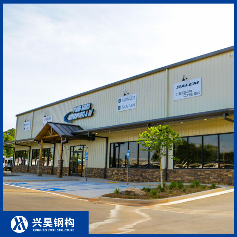Industrial Grade Welded Portal Frame Wind Resistant Prefab/Prefabricated Shop Steel Structure