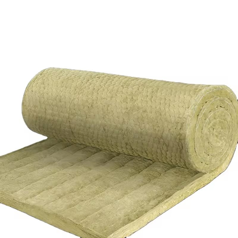 Waterproof Fireproof Rock Wool Heat Insulation Tube Cover Rockwool Roll/Blanket