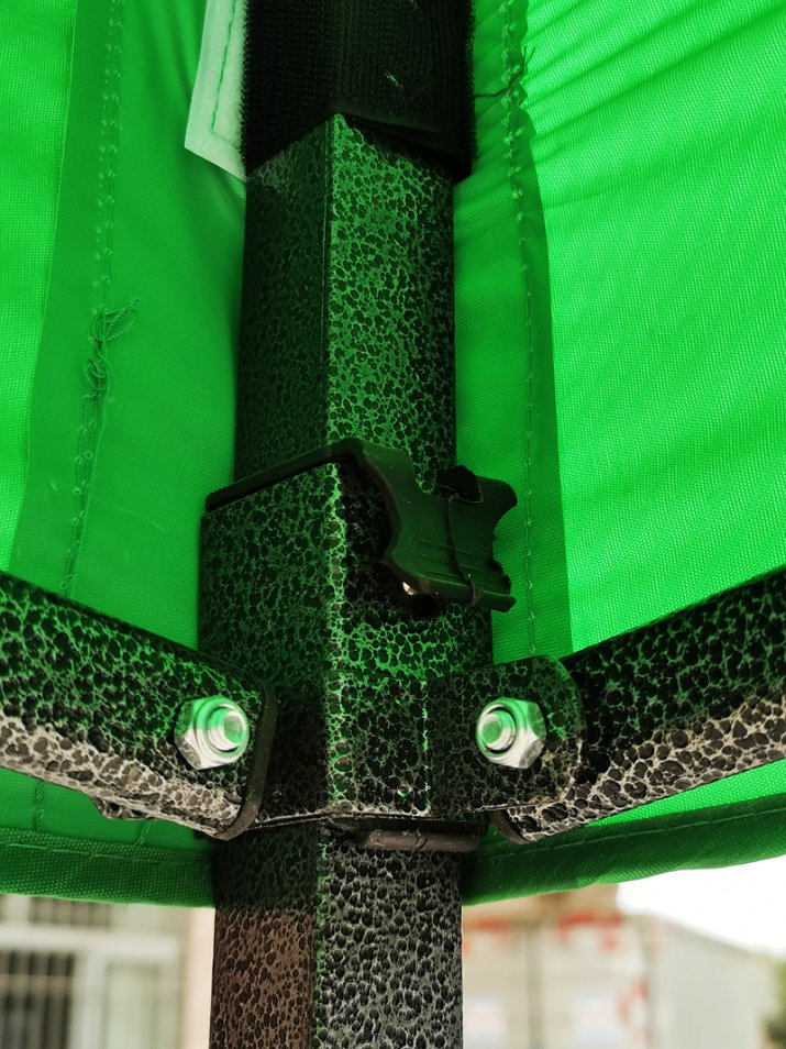 3mx3m Strong Quality Black  Iron Folding Gazebo Pop up Tent Canopy for Promotion (FT-B3030S)
