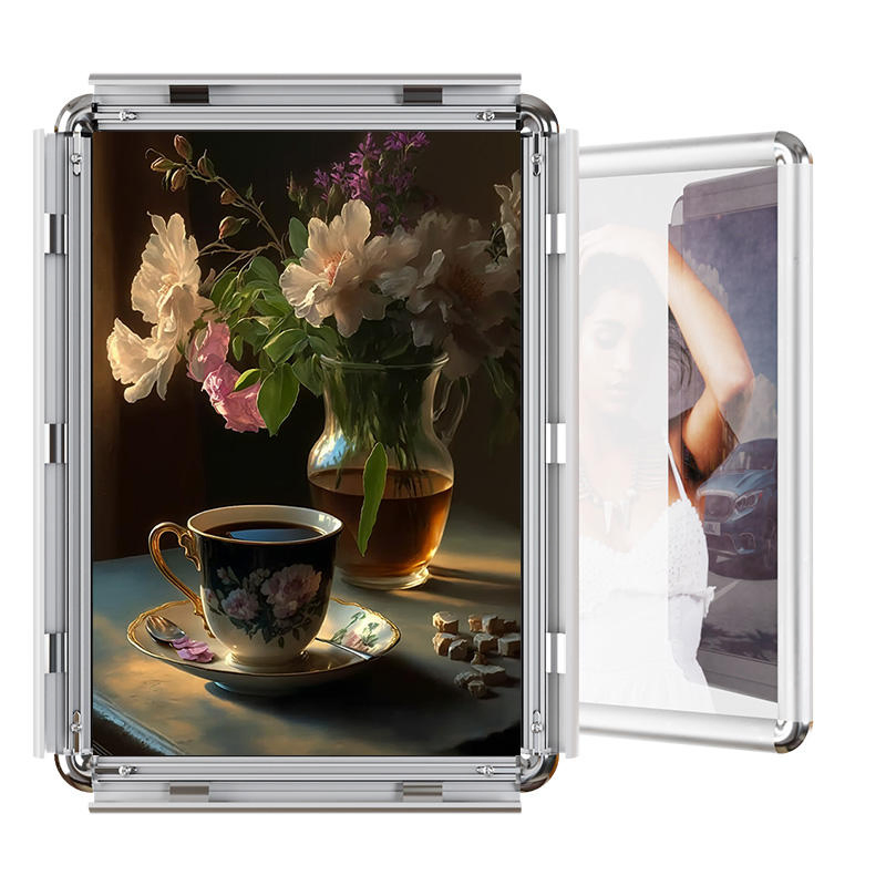 wall-mounted Snap clip frame silver aluminum poster frame display frame A0/A1/A2/A3/A4
